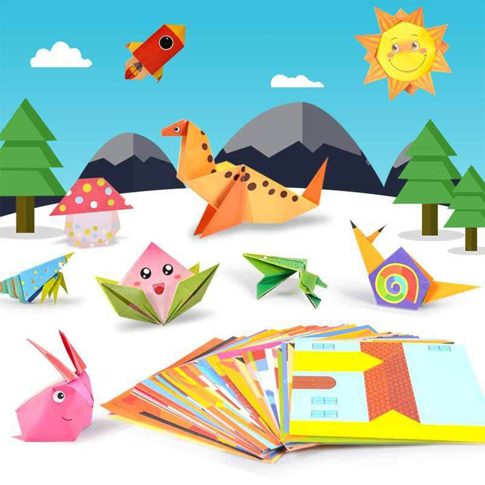 Origami Kit 30/108 Sheets Orig - Art Craft Rainbow 评论和价格