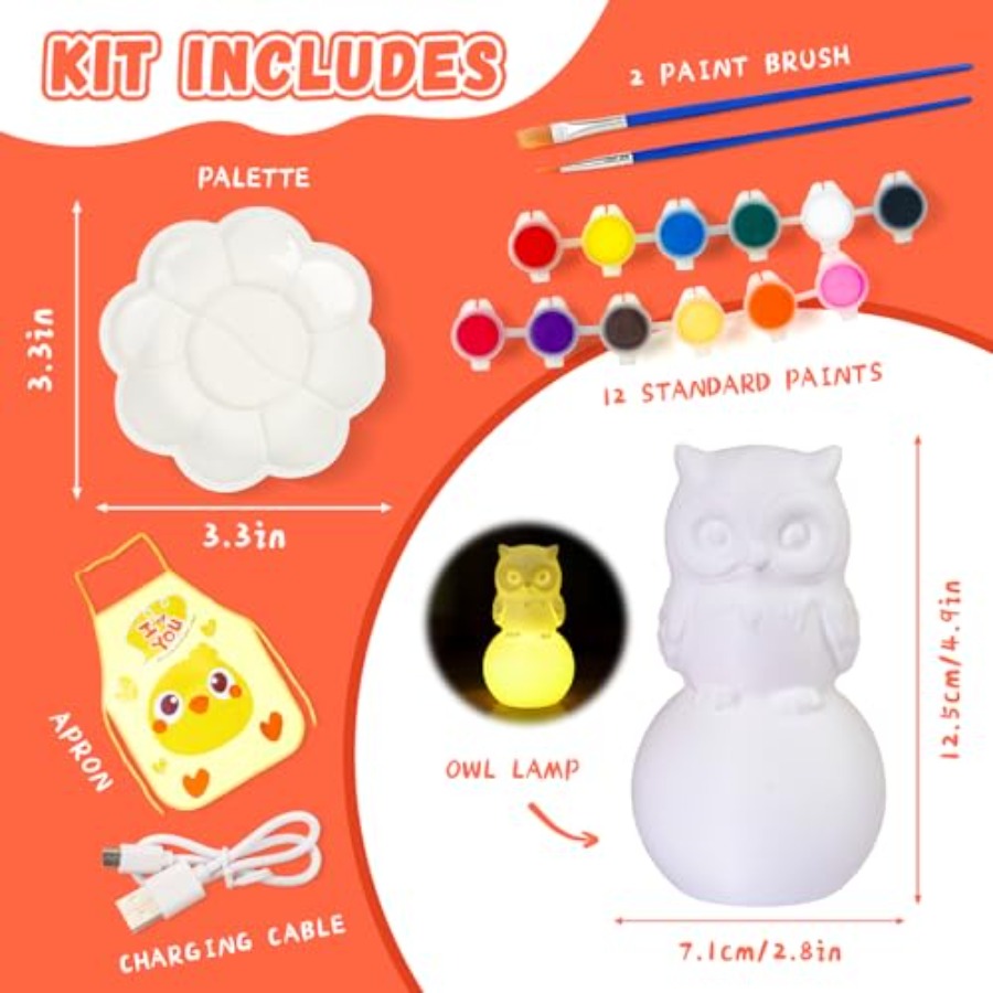 Paint Your Own Lamp Kit, Arts  - Art Craft Kits 评论和价格