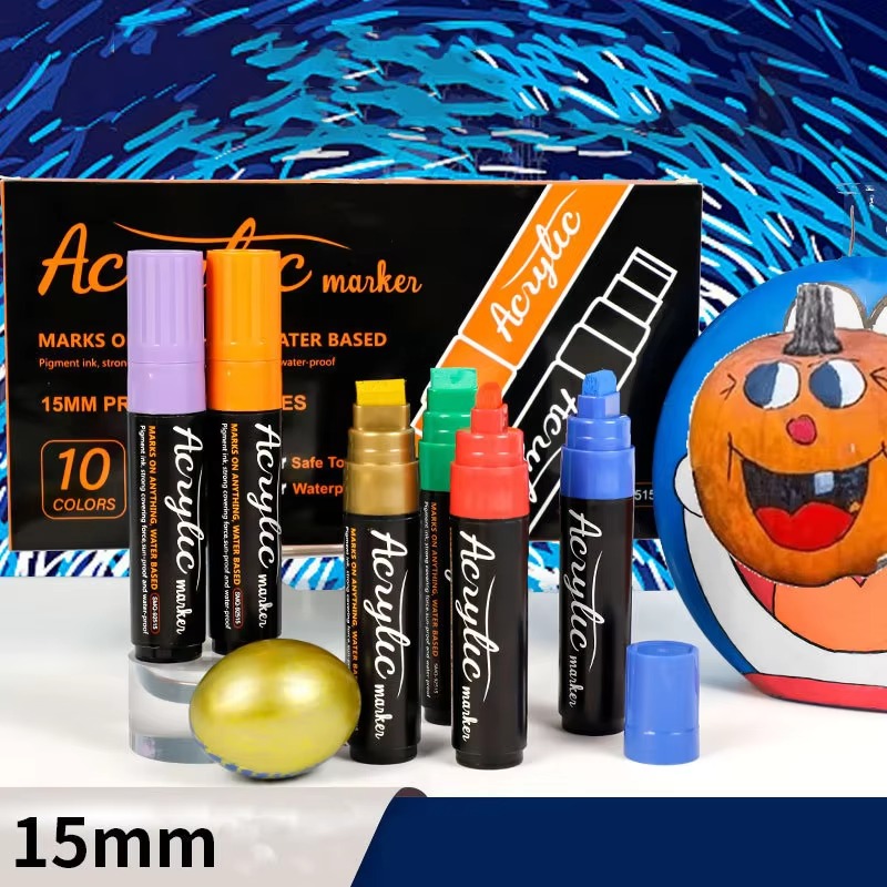 10/12 Colors Jumbo 15/10mm Acr - Art Craft Jumbo 评论和价格