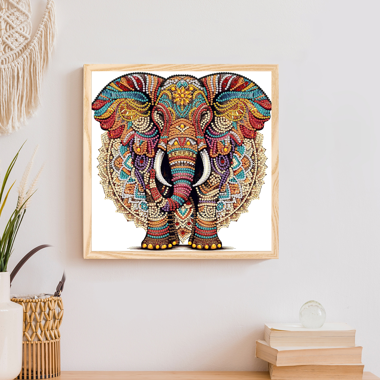 5D DIY Diamond Painting Kit El - Art Craft Elephant 评论和价格