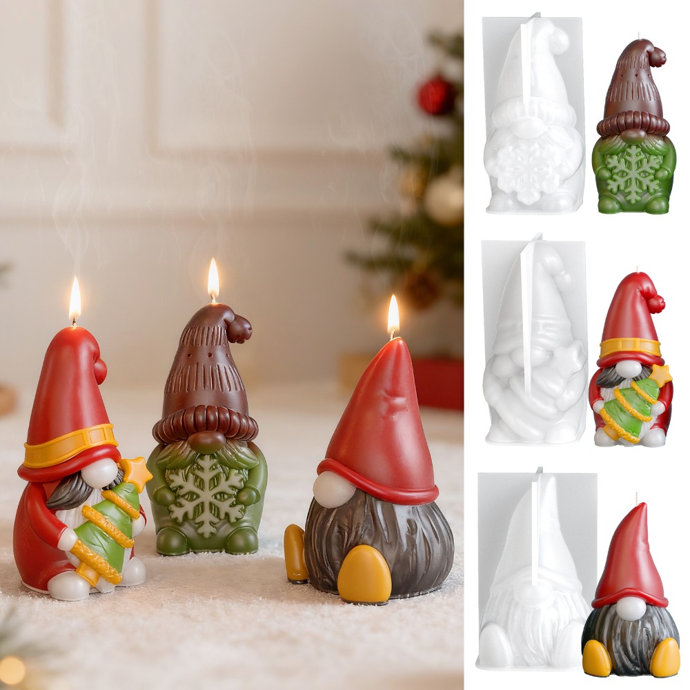 Christmas Dwarfs Silicone Cand - Art Craft Christmas Tree 评论和价格