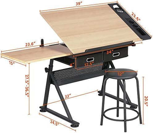 Drafting Table for Artists, He - Art & Craft Tape 评论和价格