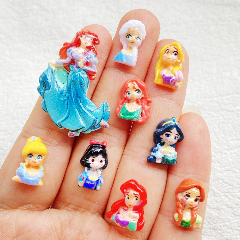 60Pcs Mixed Nail Art Resin Mix - Art Craft Disney 评论和价格