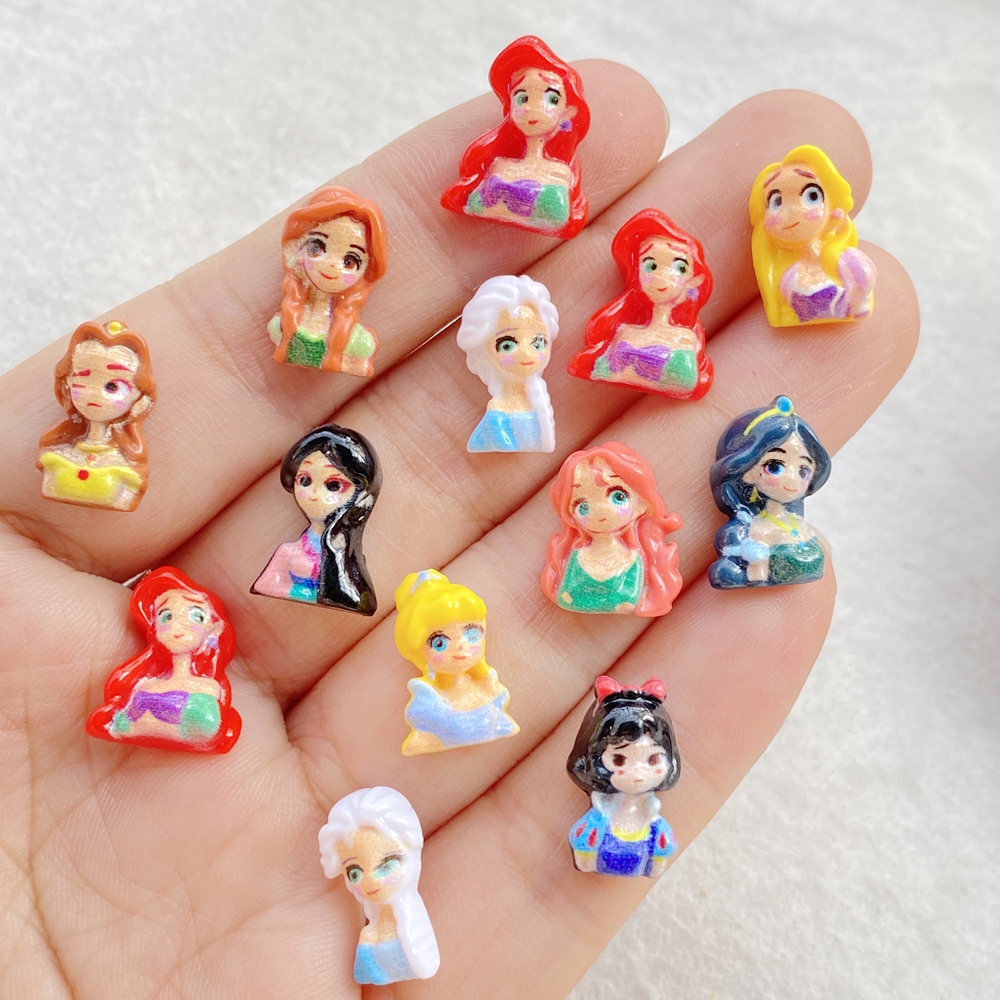 60Pcs Mixed Nail Art Resin Mix - Art Craft Disney 评论和价格