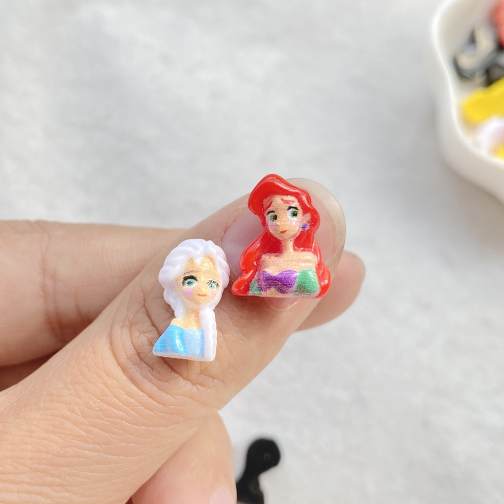 60Pcs Mixed Nail Art Resin Mix - Art Craft Disney 评论和价格