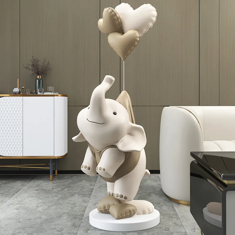 A Light Luxury Elephant Landin - Art Craft Elephant 评论和价格