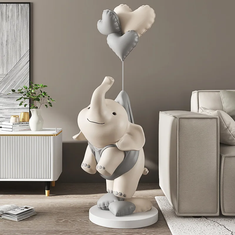 A Light Luxury Elephant Landin - Art Craft Elephant 评论和价格