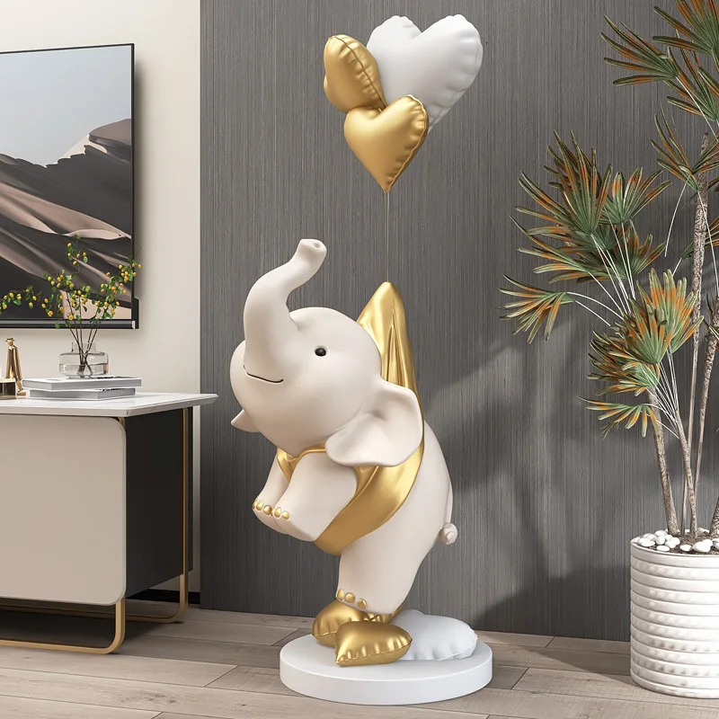 A Light Luxury Elephant Landin - Art Craft Elephant 评论和价格