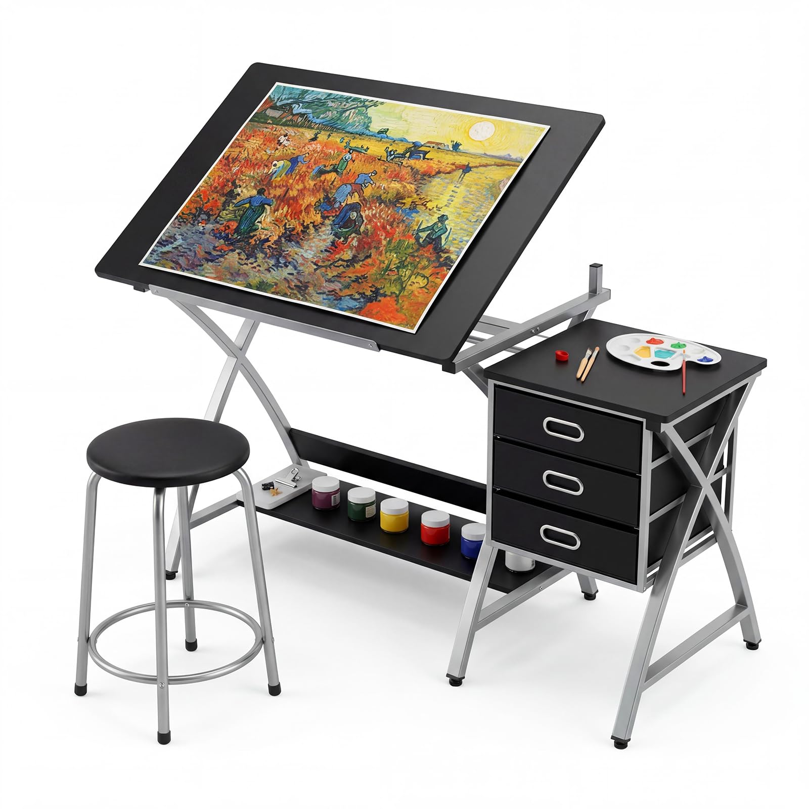 Tabletop Adjustable Drafting T - Art & Craft Tape 评论和价格