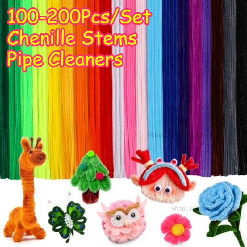 Pipe Cleaners Chenille Stems J - Art Craft Jumbo 评论和价格
