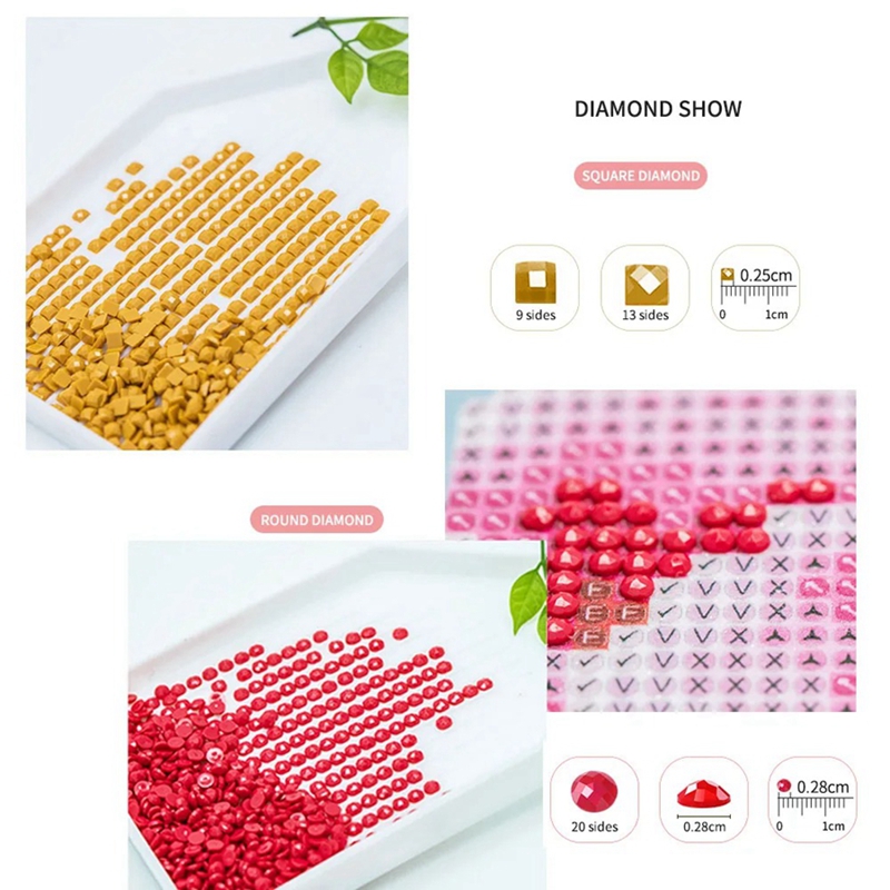 5D DIY Diamond Painting Kit Co - Art Craft Rainbow 评论和价格