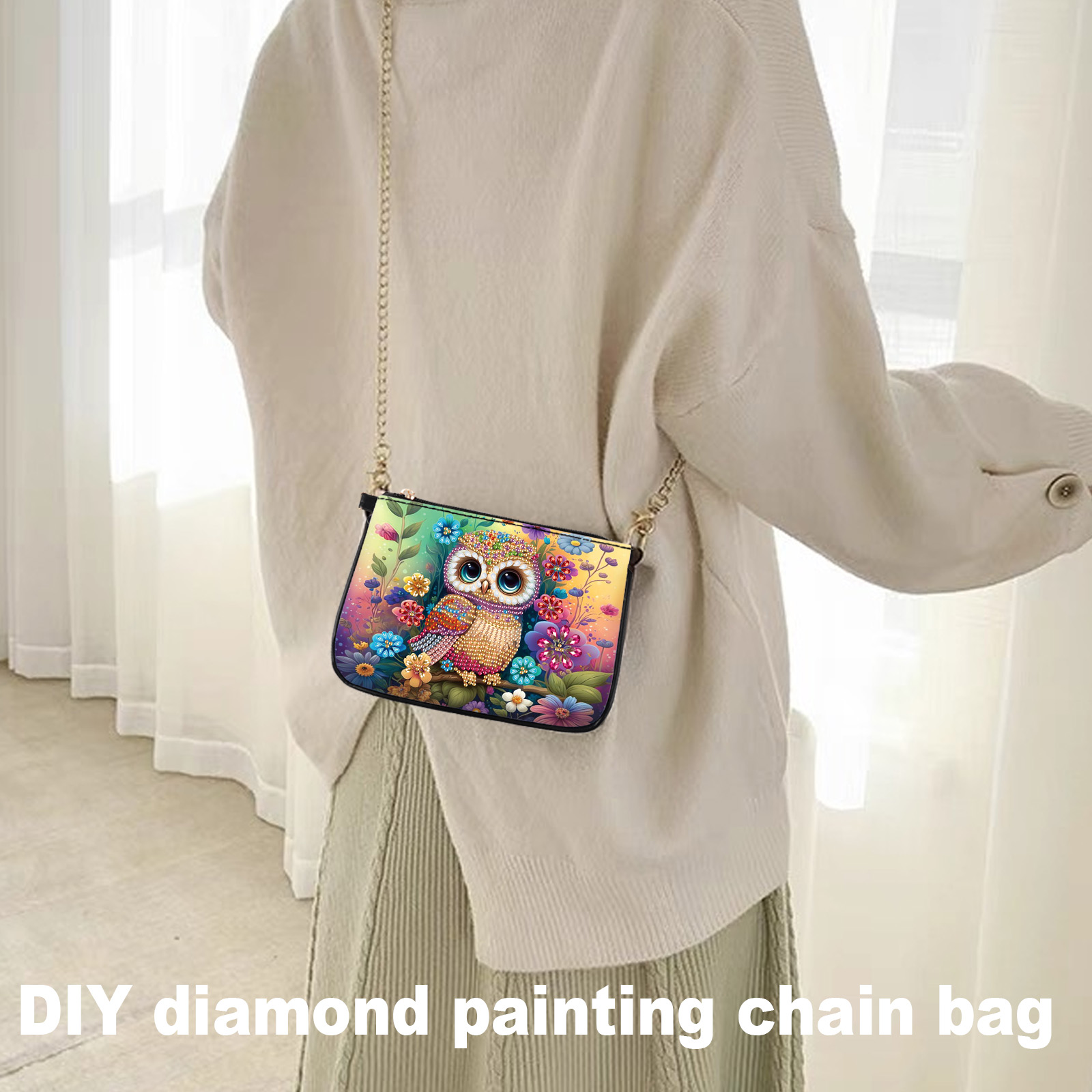 Colorful Owl Diamond Art Paint - Art Craft Kits 评论和价格