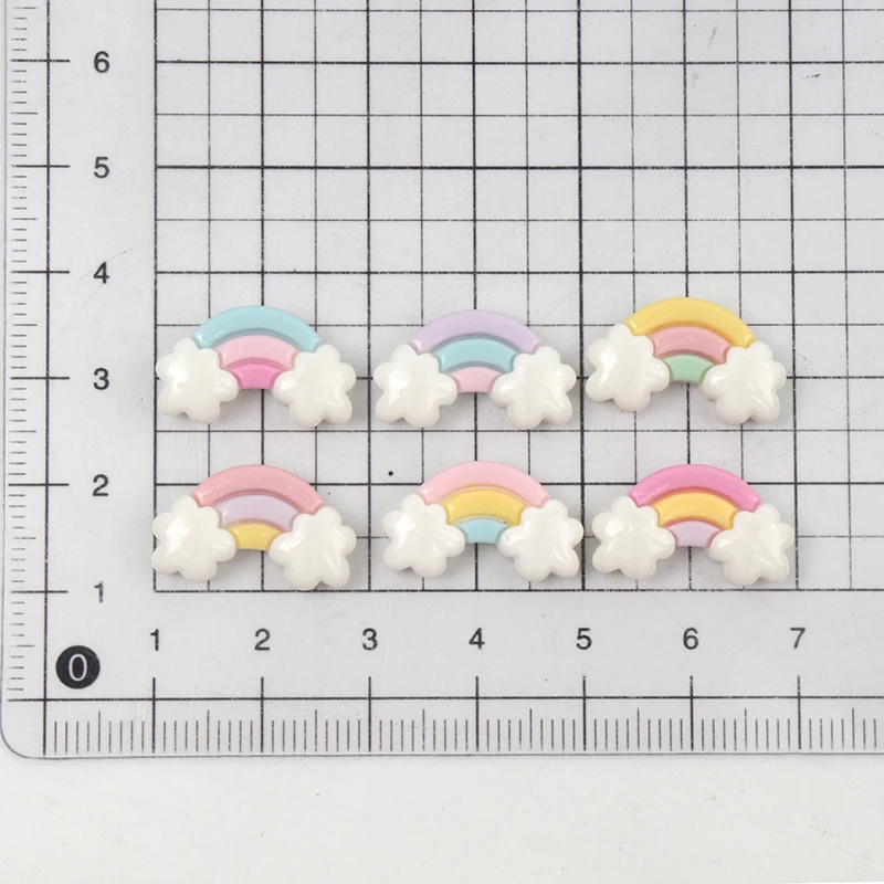 30Pcs/300pcs Mini Resin Rainbo - Art Craft Rainbow 评论和价格