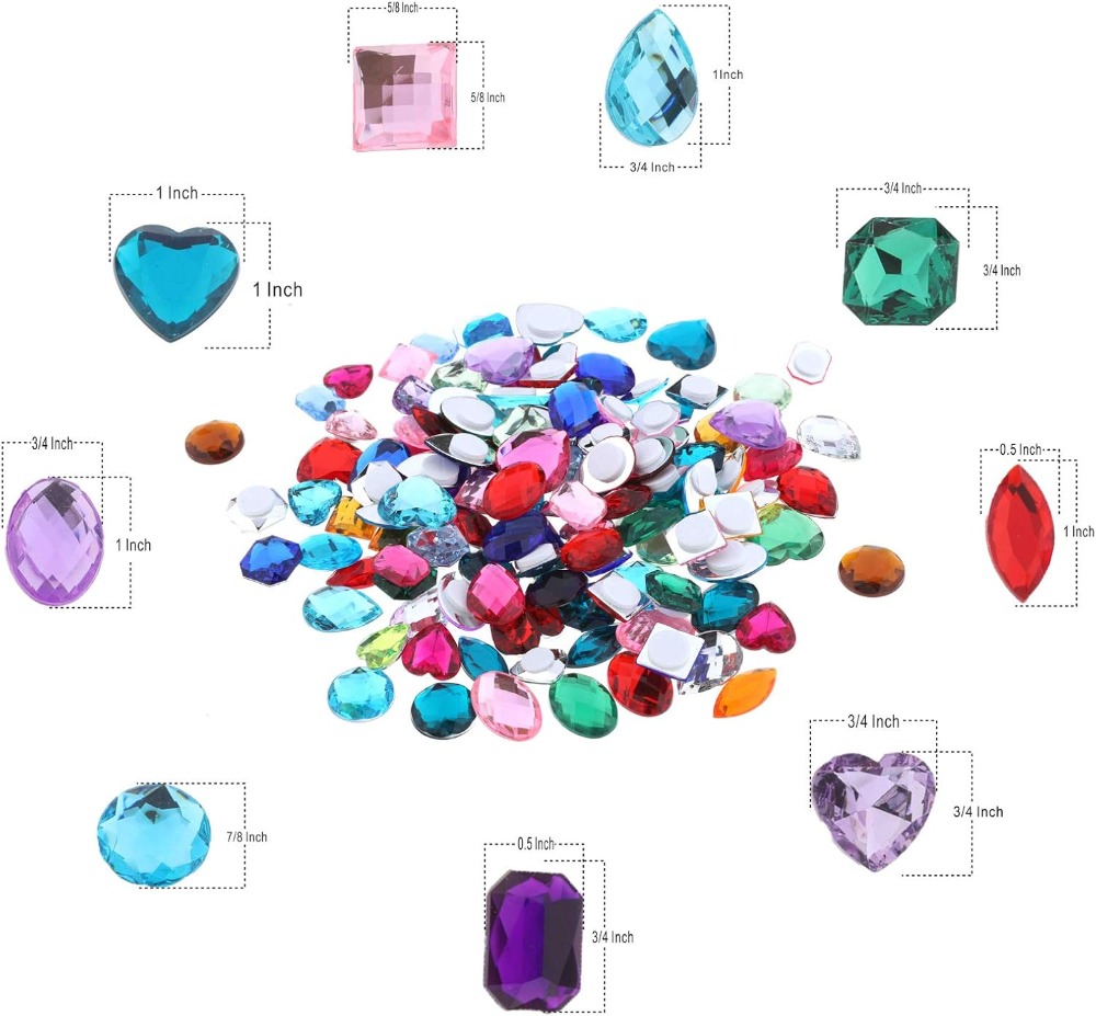 110pcs Jumbo Bling Crystal Gem - Art Craft Jumbo 评论和价格
