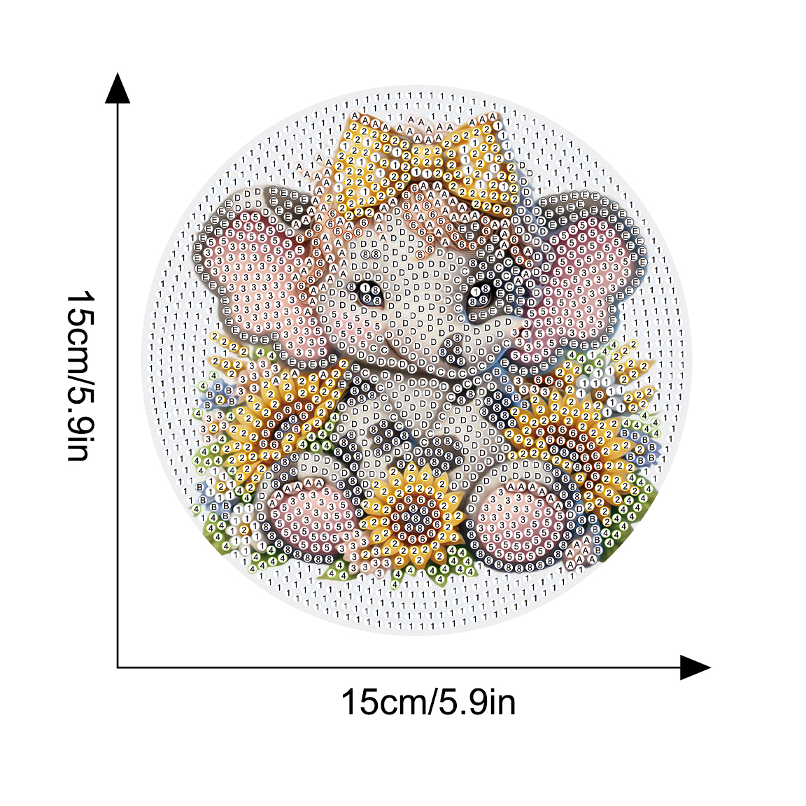 3Pcs Diamond Art Painting Plac - Art Craft Elephant 评论和价格