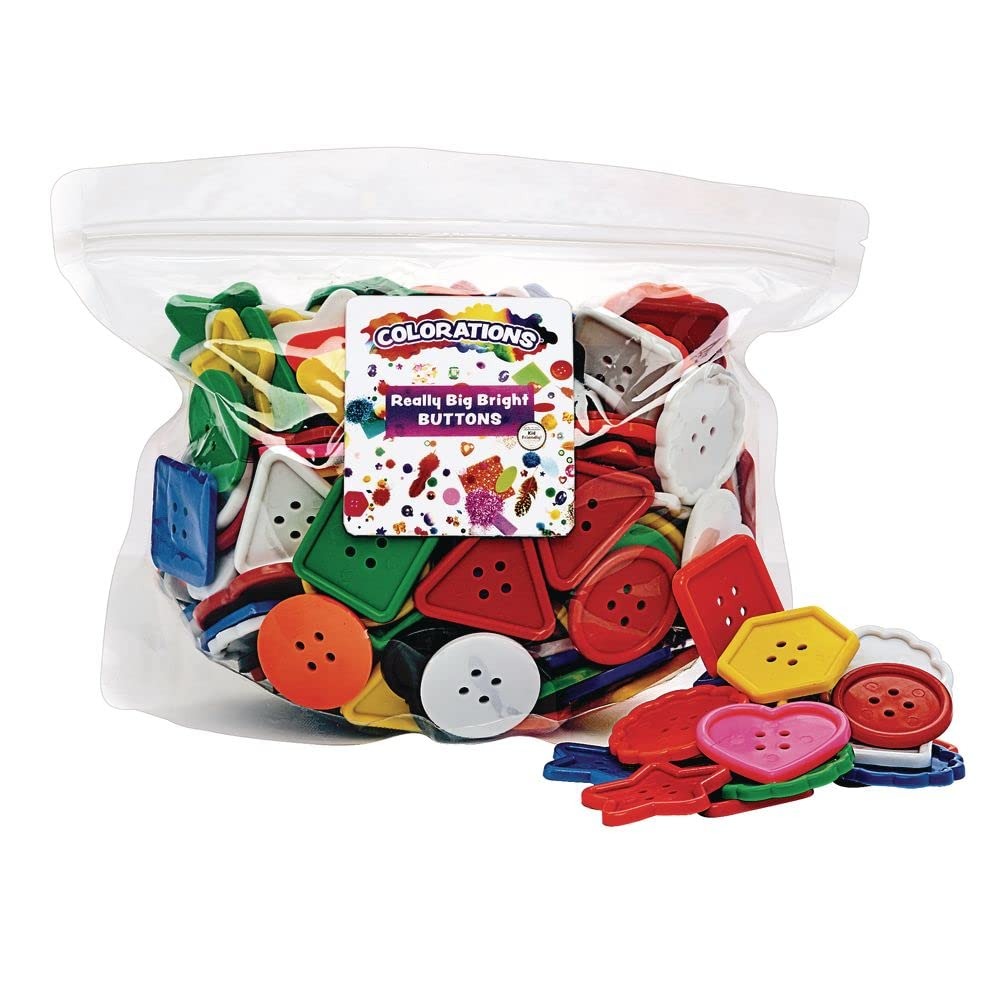 Really Big Bright Buttons, 130 - Art Craft Jumbo 评论和价格