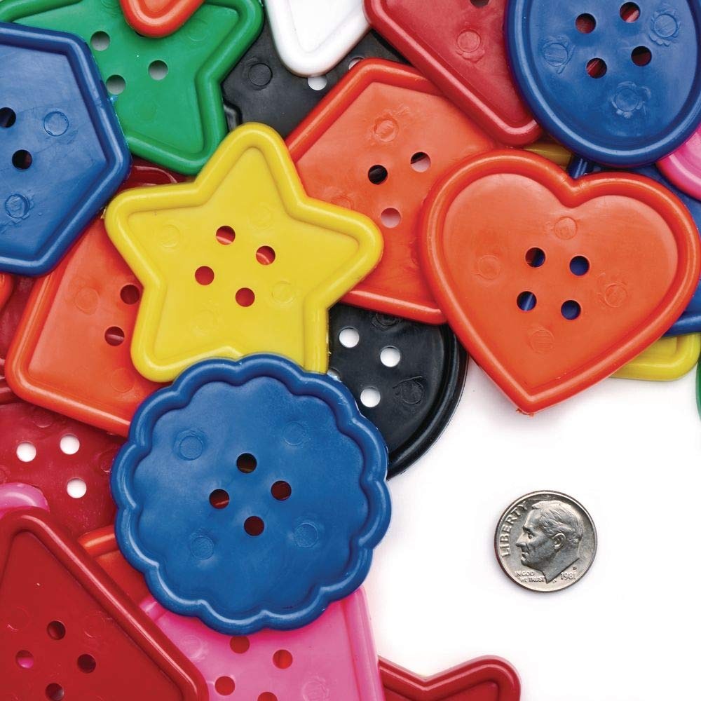 Really Big Bright Buttons, 130 - Art Craft Jumbo 评论和价格