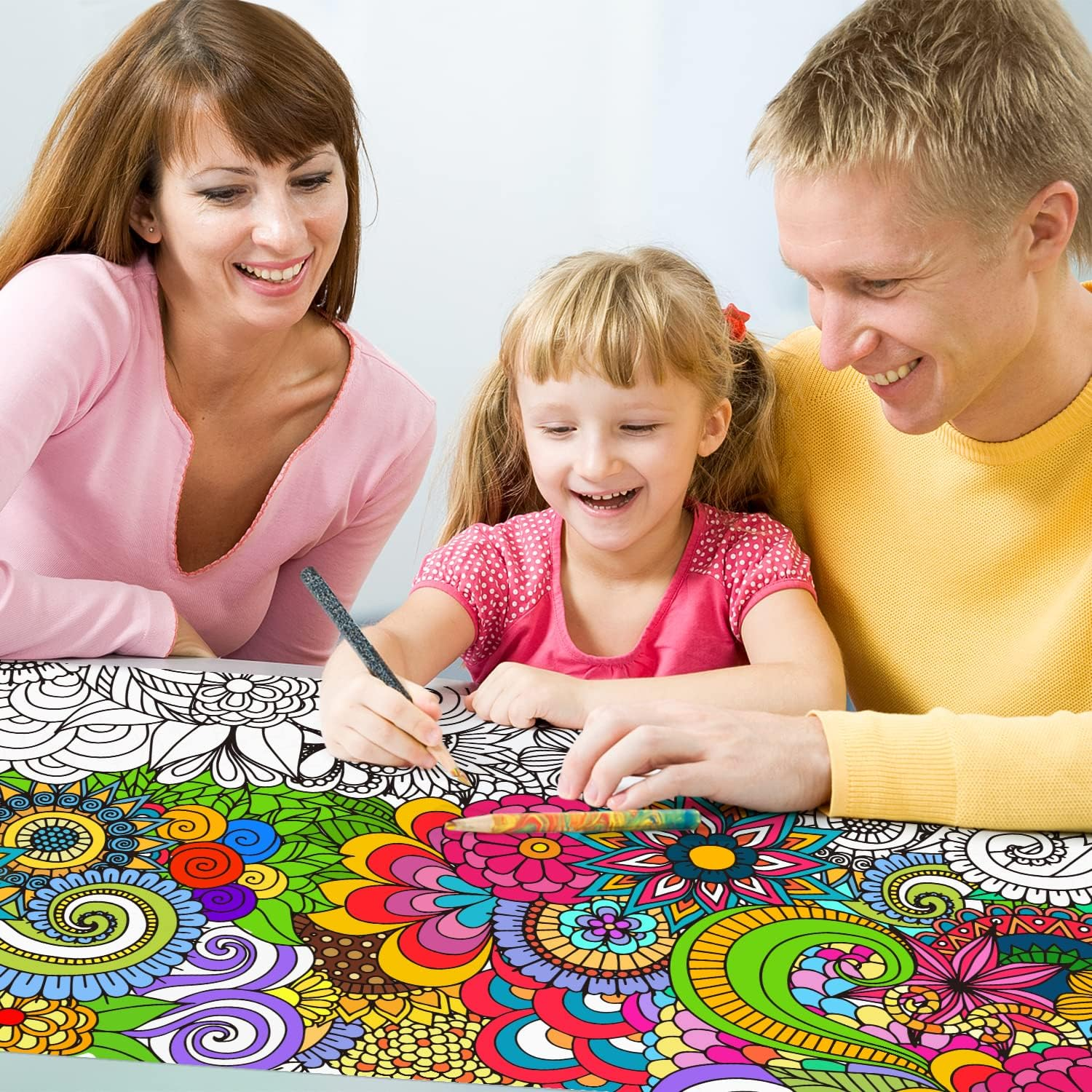1Pc Jumbo Mandala Coloring Pos - Art Craft Jumbo 评论和价格