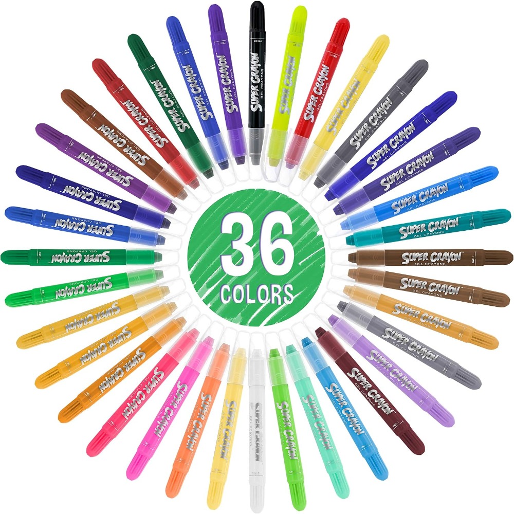 36 Colors Jumbo Twistable Cray - Art Craft Jumbo 评论和价格
