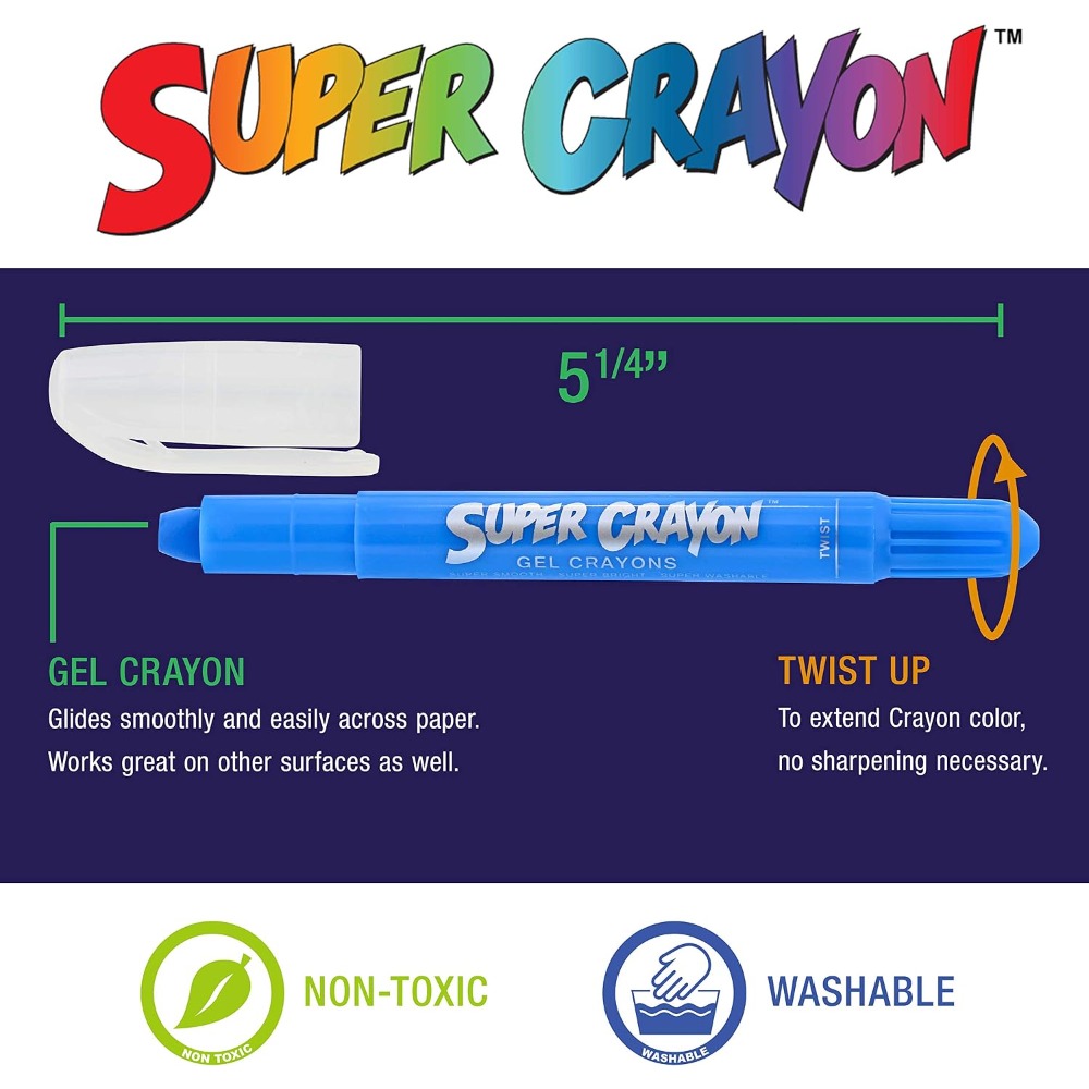 36 Colors Jumbo Twistable Cray - Art Craft Jumbo 评论和价格