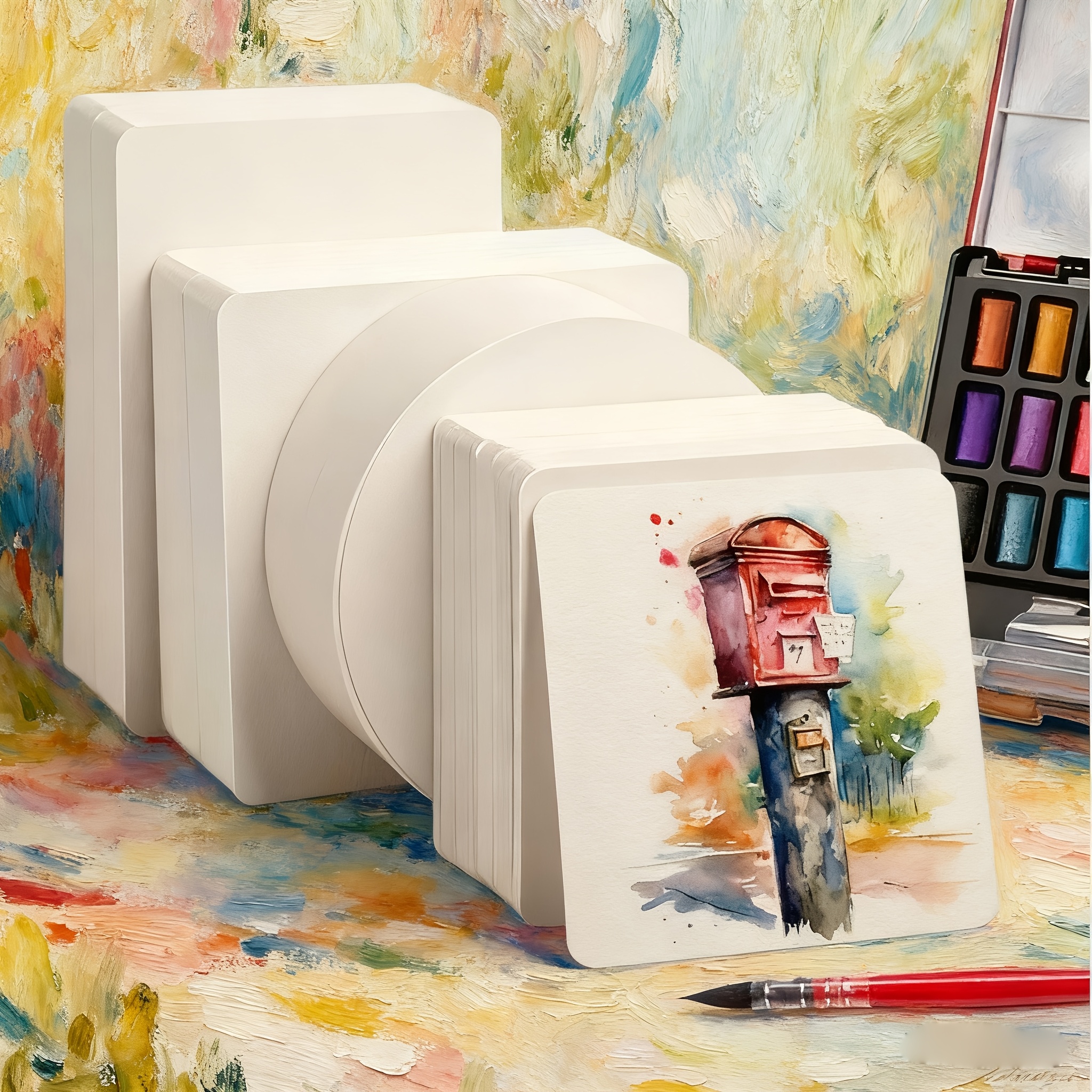 50PCS Premium Watercolor Paper - Art Craft Using Paper 评论和价格