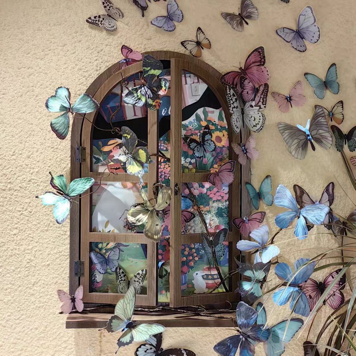12pcs 3D Butterfly Wall Sticke - Art Craft Room 评论和价格