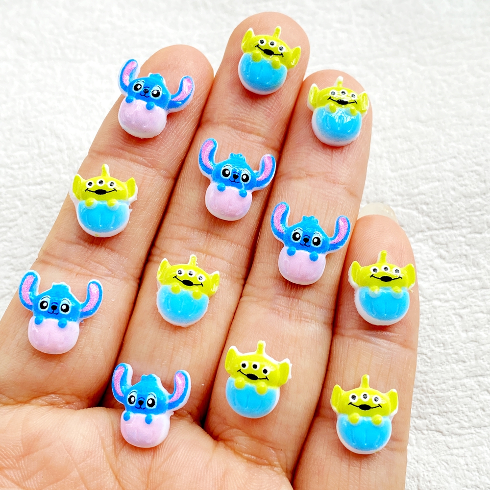 50Pcs Mixed Nail Art Resin Car - Art Craft Disney 评论和价格