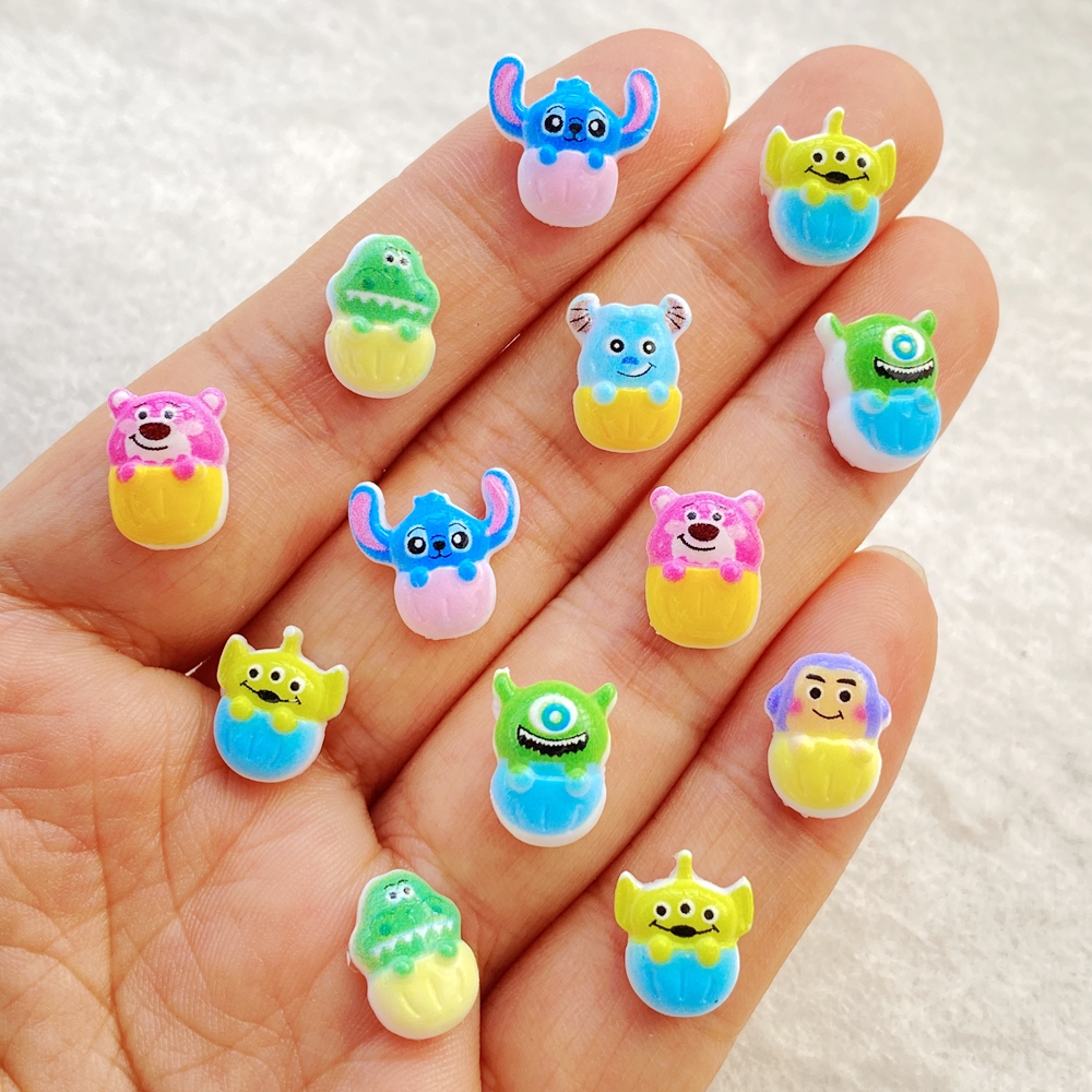 50Pcs Mixed Nail Art Resin Car - Art Craft Disney 评论和价格