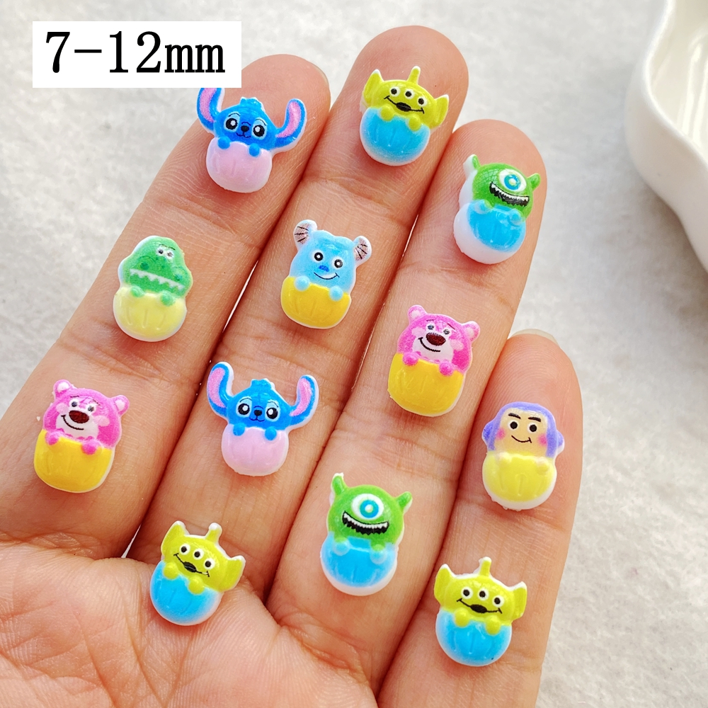 50Pcs Mixed Nail Art Resin Car - Art Craft Disney 评论和价格