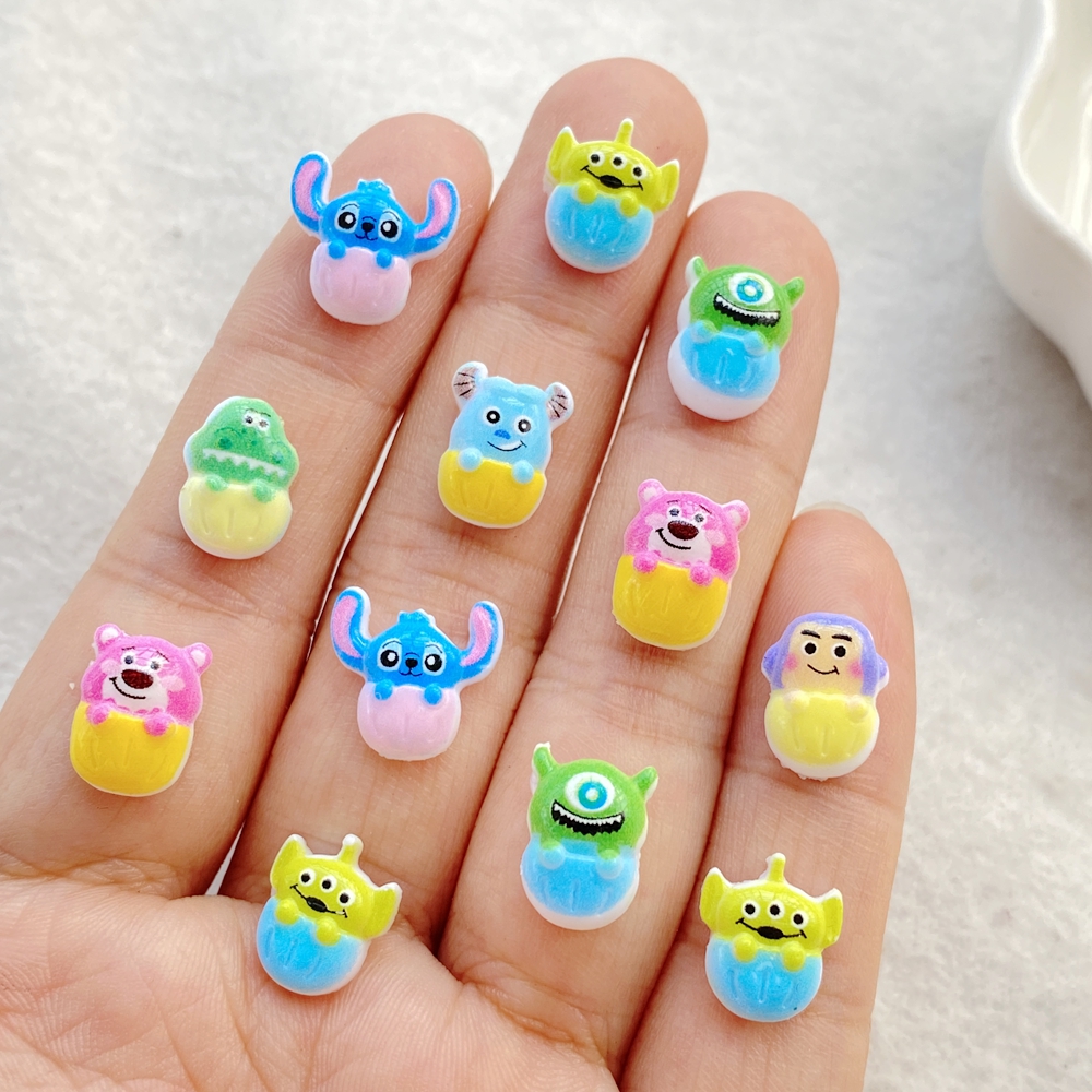 50Pcs Mixed Nail Art Resin Car - Art Craft Disney 评论和价格