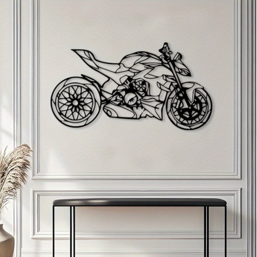 Brand Metal Motorcycle Wall Ar - Art Craft Room 评论和价格