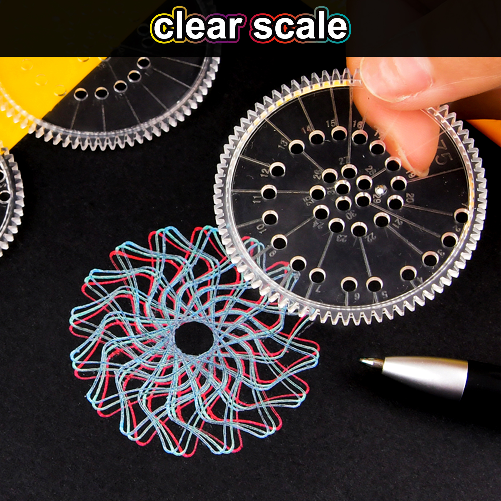 22pcs Spirograph Design Arts C - Art Craft Rainbow 评论和价格