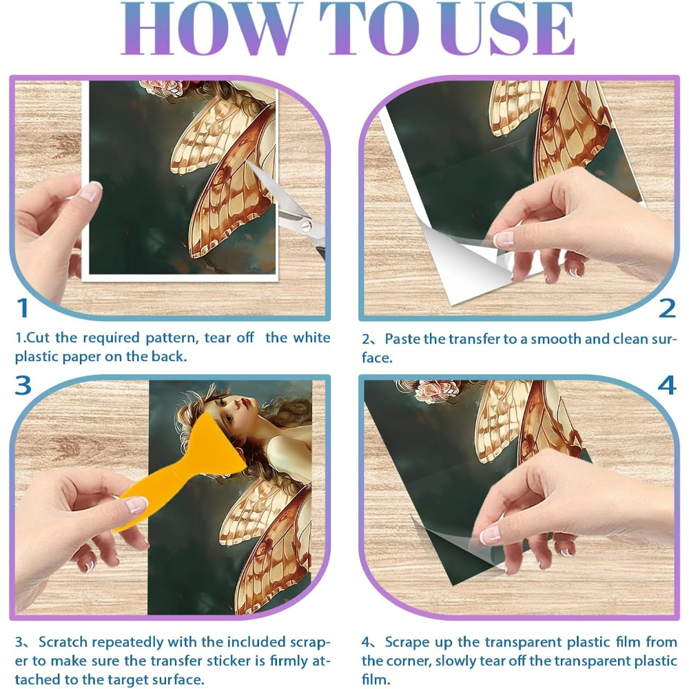 4 Sheets Retro Buttterfly Fair - Art Craft Room 评论和价格
