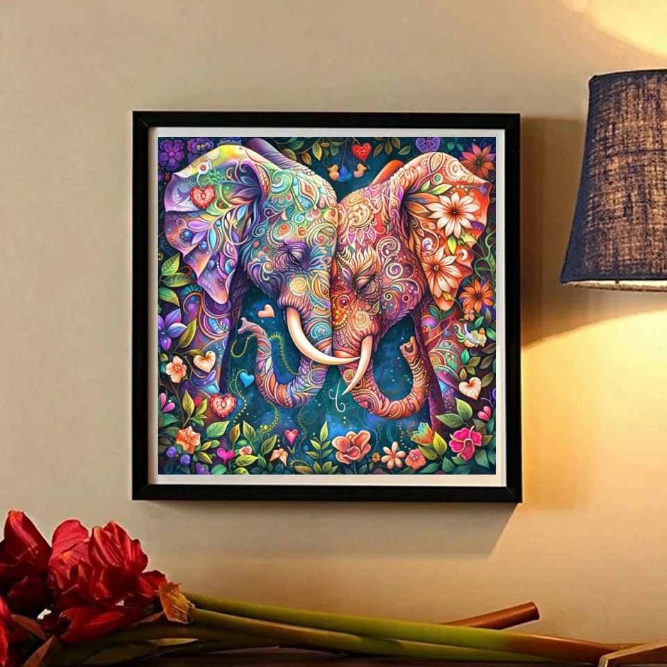 DIY Diamond Painting Kit Anima - Art Craft Elephant 评论和价格