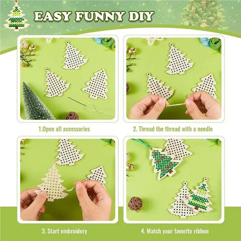 High-quality 12SETS DIY Sewing - Art Craft Christmas Tree 评论和价格