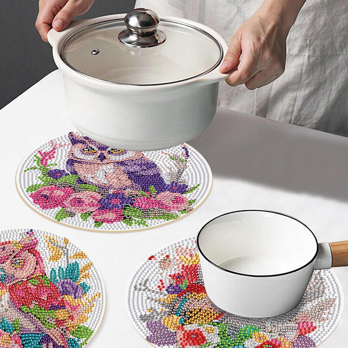 3Pcs Diamond Art Painting Plac - Art Craft Kits 评论和价格
