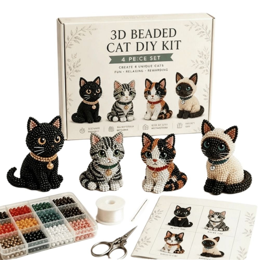 Tiny Beads 3D Beaded Animal Ki - Art Craft Rainbow 评论和价格