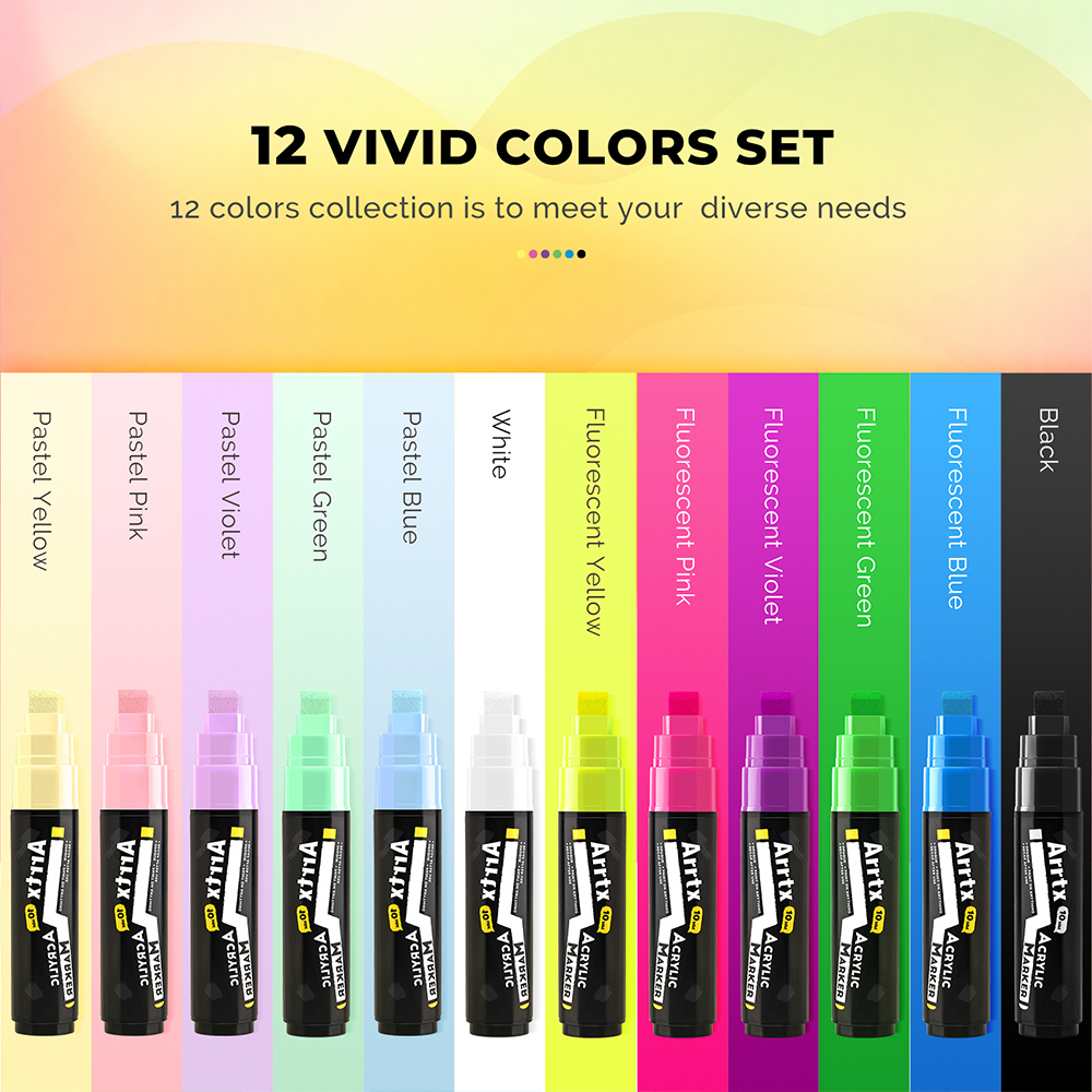 Arrtx Acrylic Paint Markers, 1 - Art Craft Jumbo 评论和价格