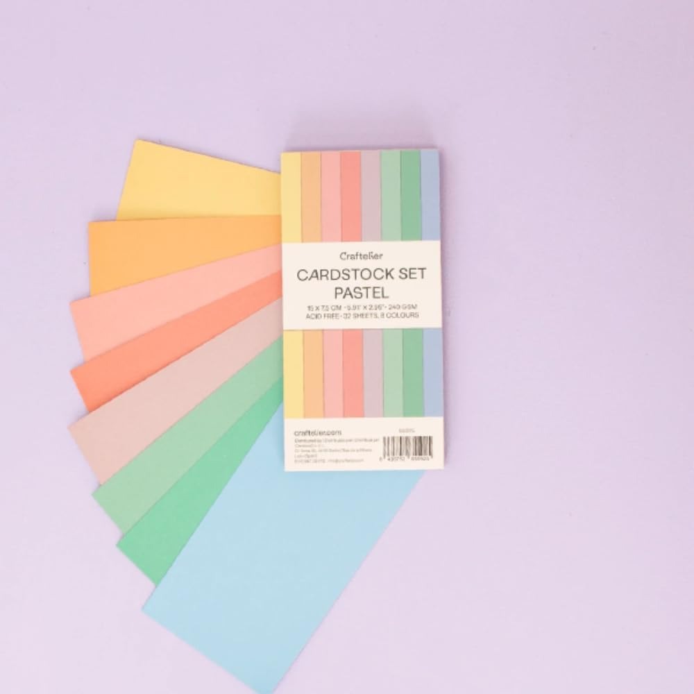Pastel Cardstock Paper Pack fo - Art Craft With Paper 评论和价格