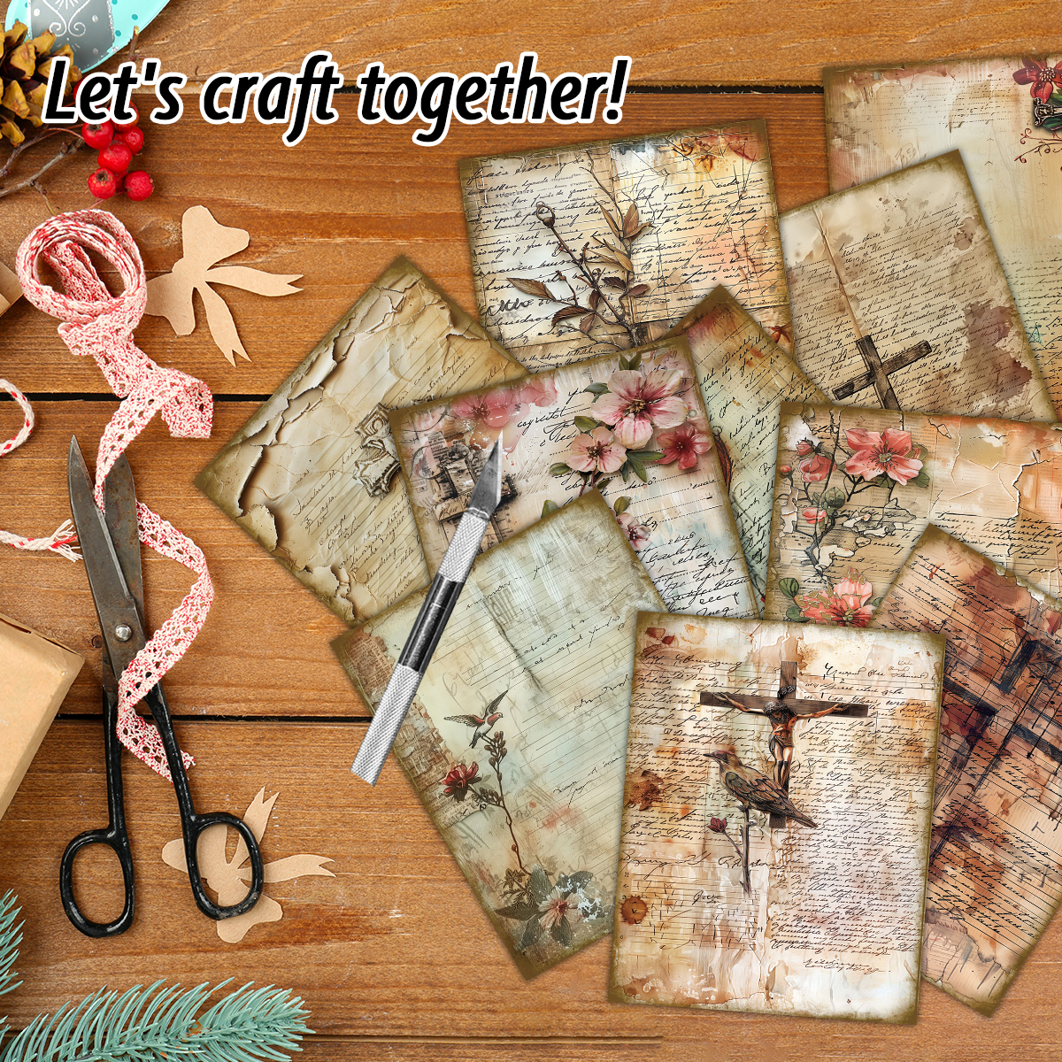 30pcs Bible Decorative Scrapbo - Art Craft Journals 评论和价格