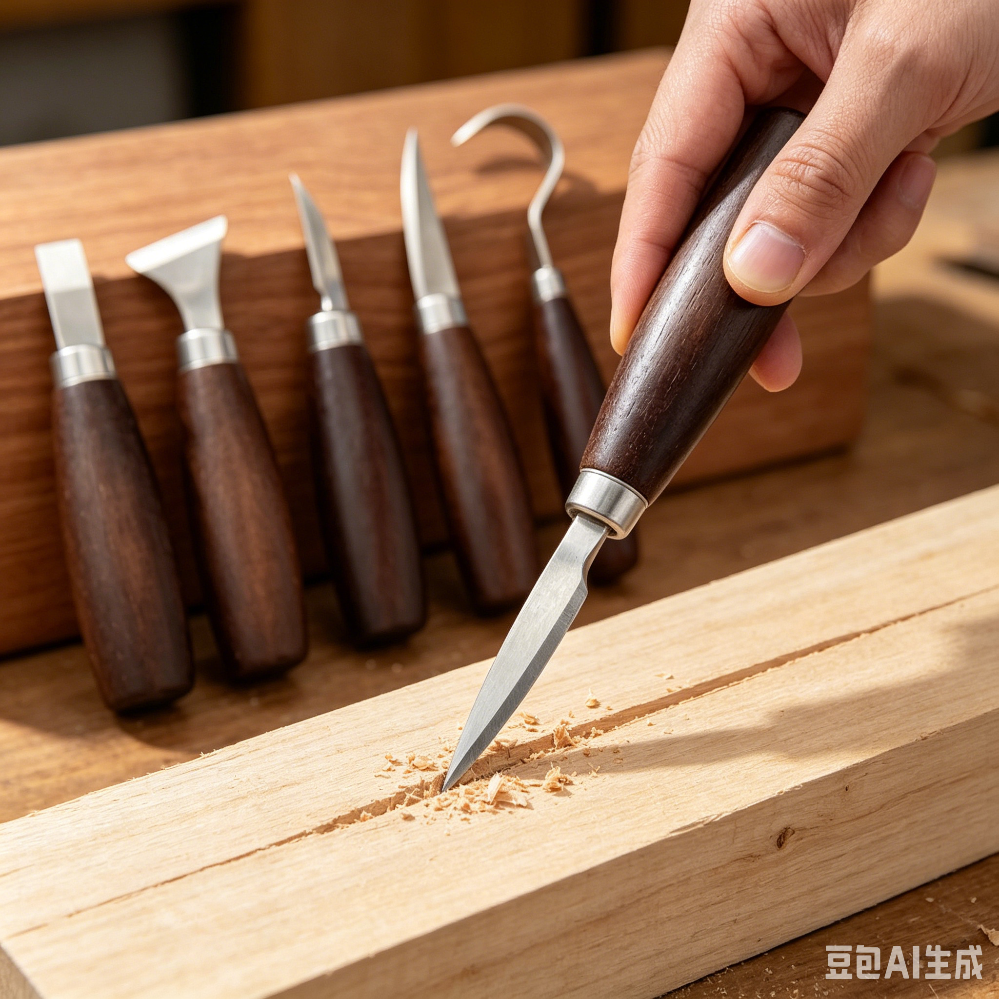 5pc Wood Carving Tools Set Oak - Art Craft Knife 评论和价格