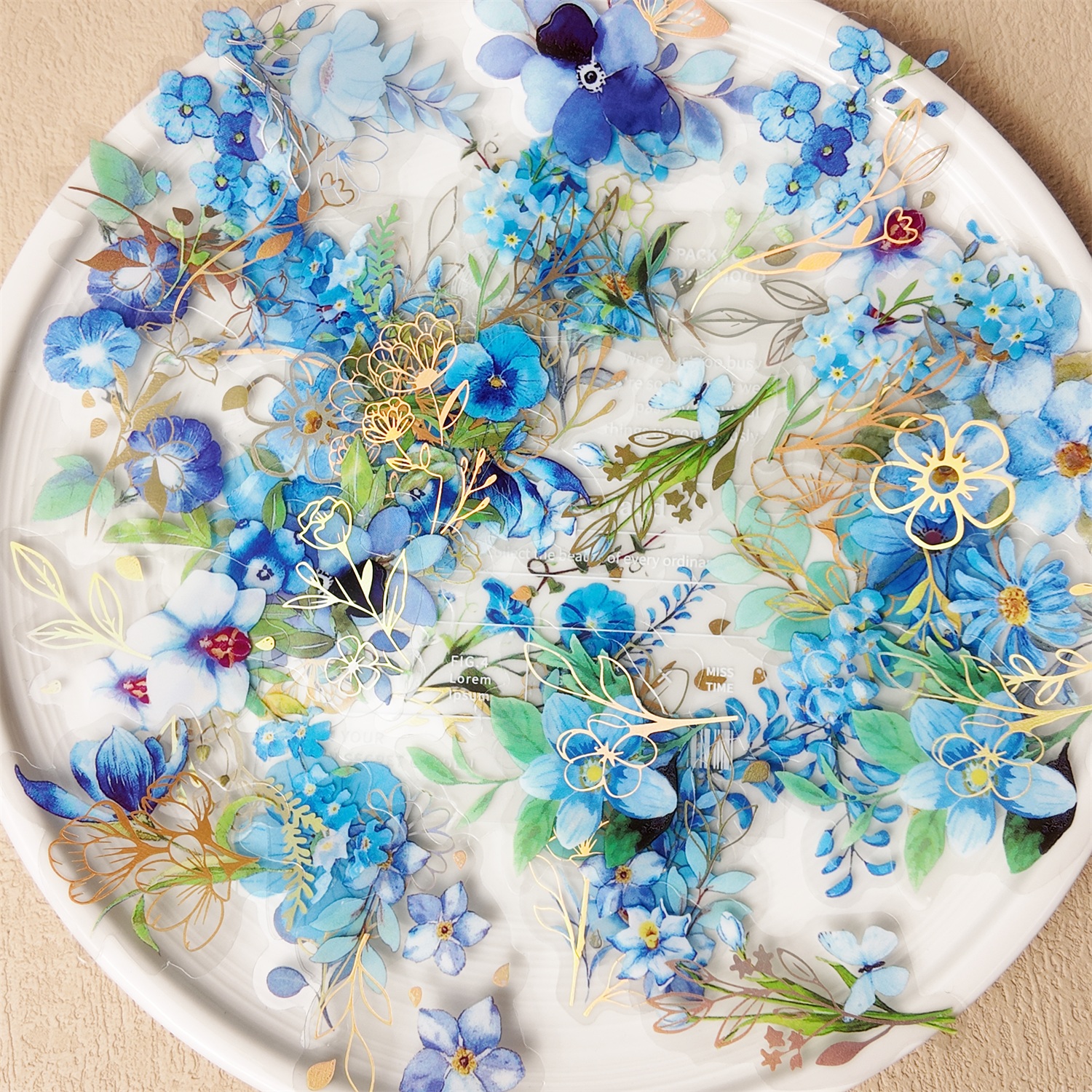40Pcs PET Plant Flower Sticker - Art Craft Journals 评论和价格