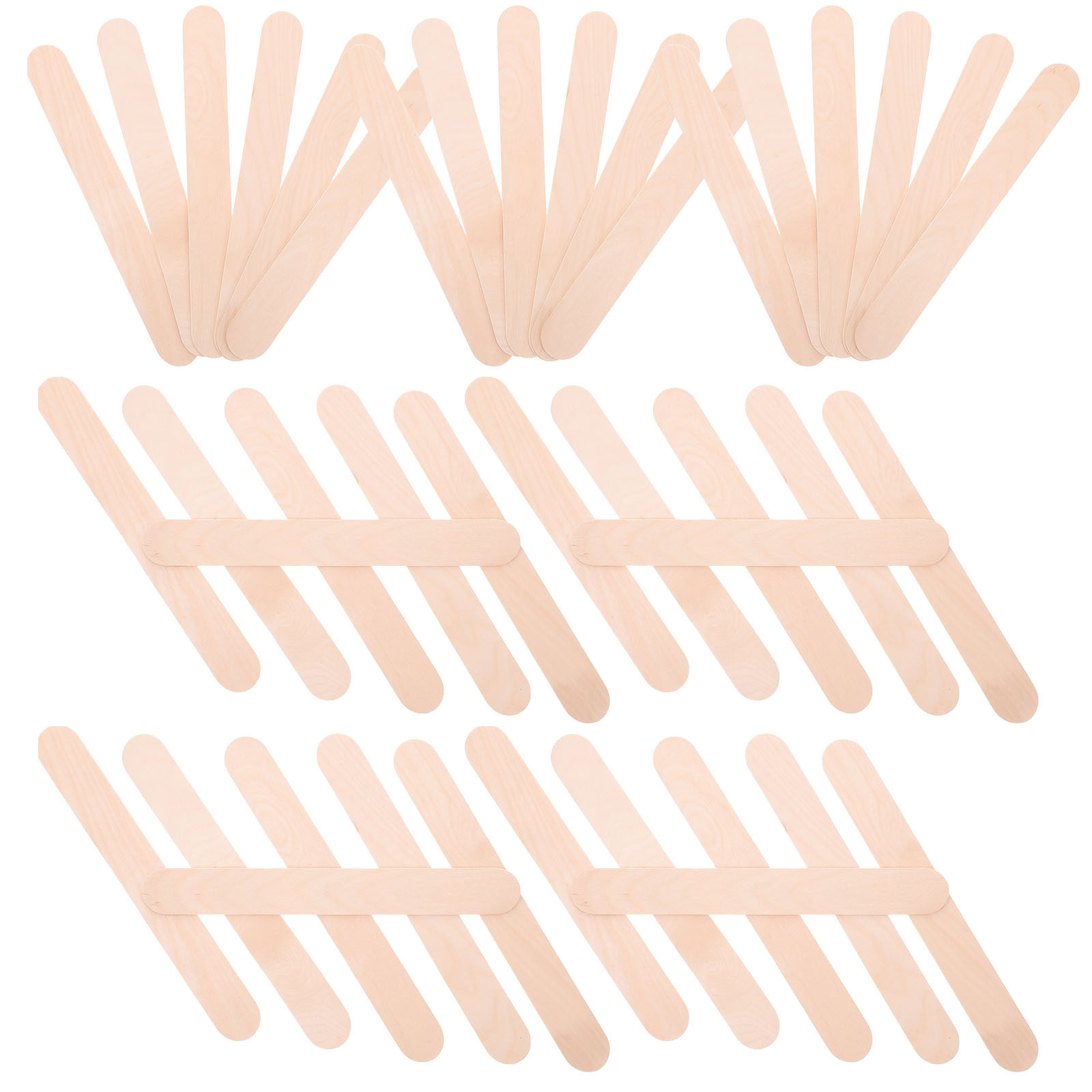 100Pcs Jumbo Craft Sticks Natu - Art Craft Jumbo 评论和价格
