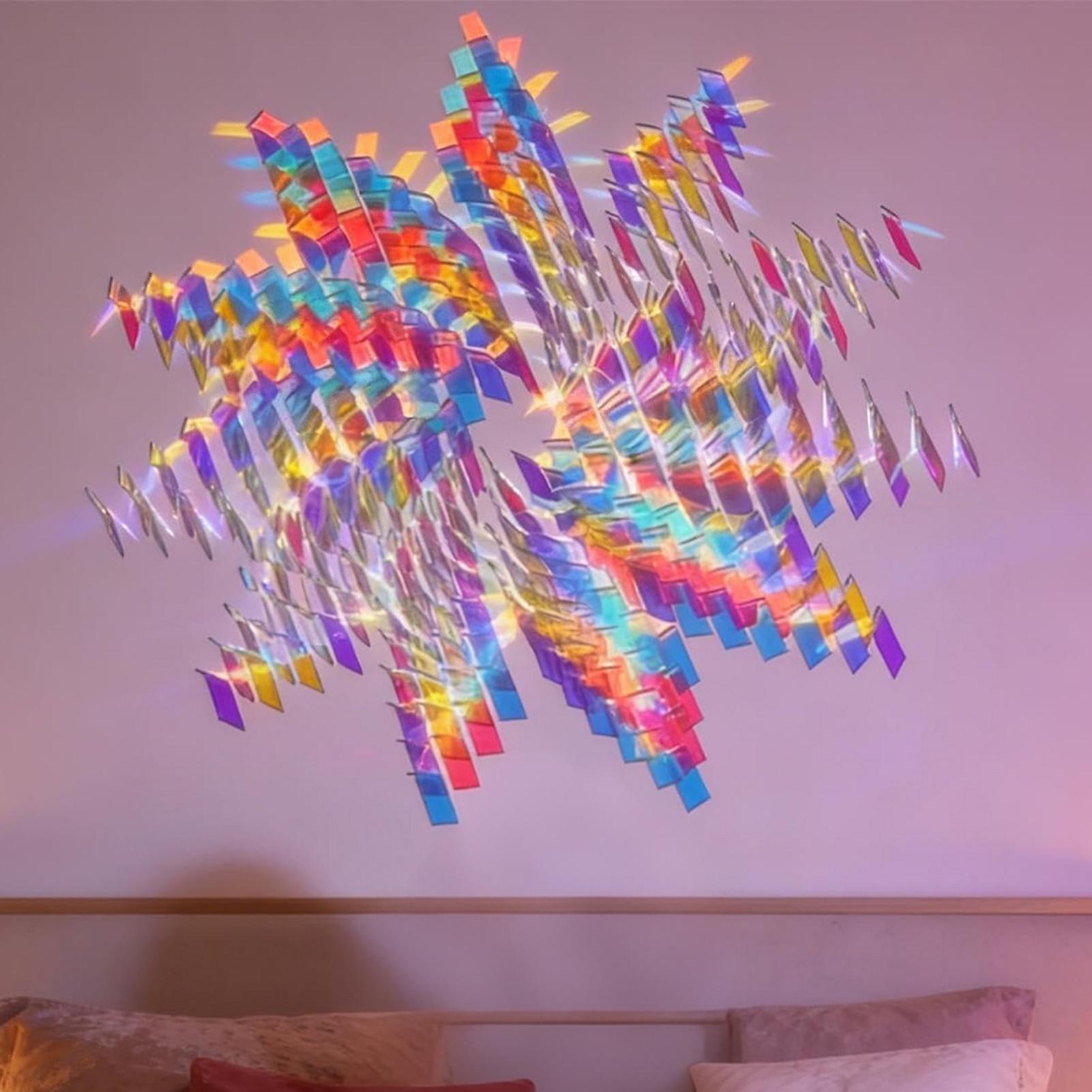 Mini Acrylic Sheets 100 Pieces - Art Craft Rainbow 评论和价格