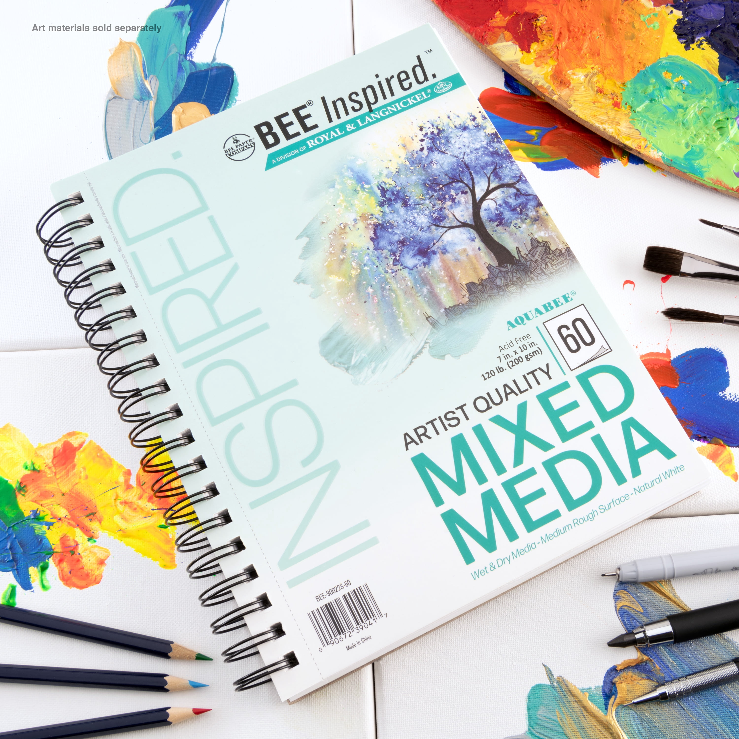 7x10 Inch Mixed Media Paper Pa - Art Craft Journals 评论和价格