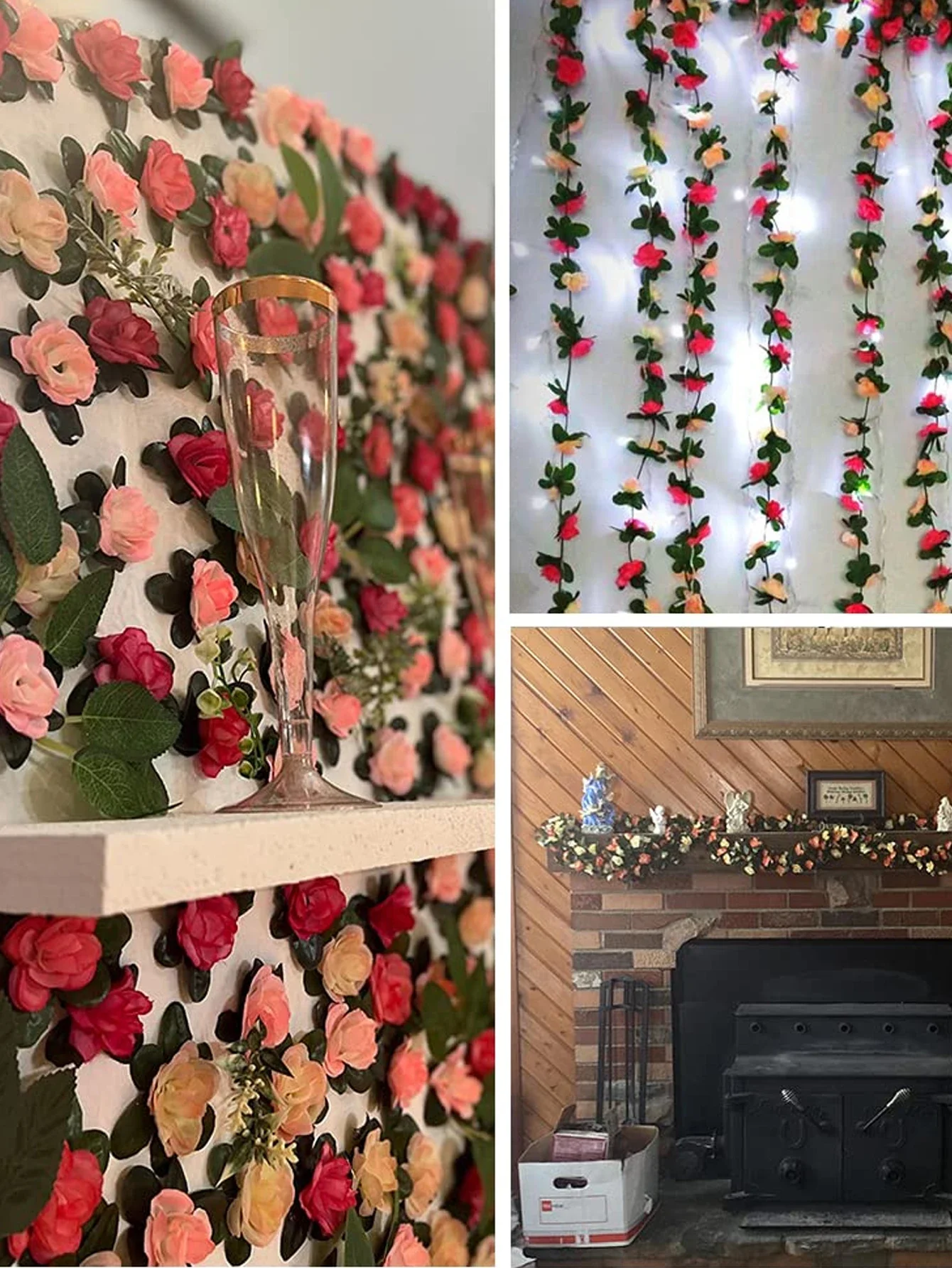 8.2 FT Artificial Flower Plant - Art Craft Hotel 评论和价格