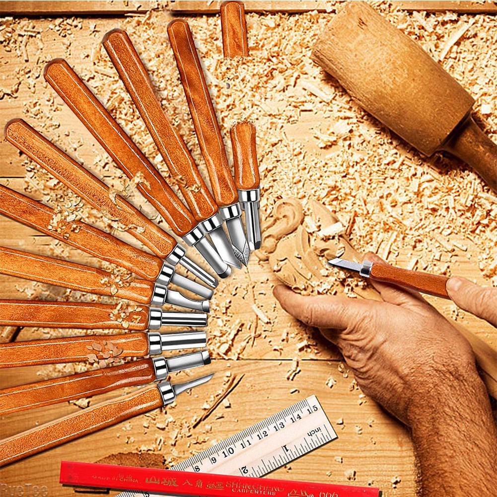 12Pcs SK2 Woodworking Carving  - Art Craft Knife 评论和价格
