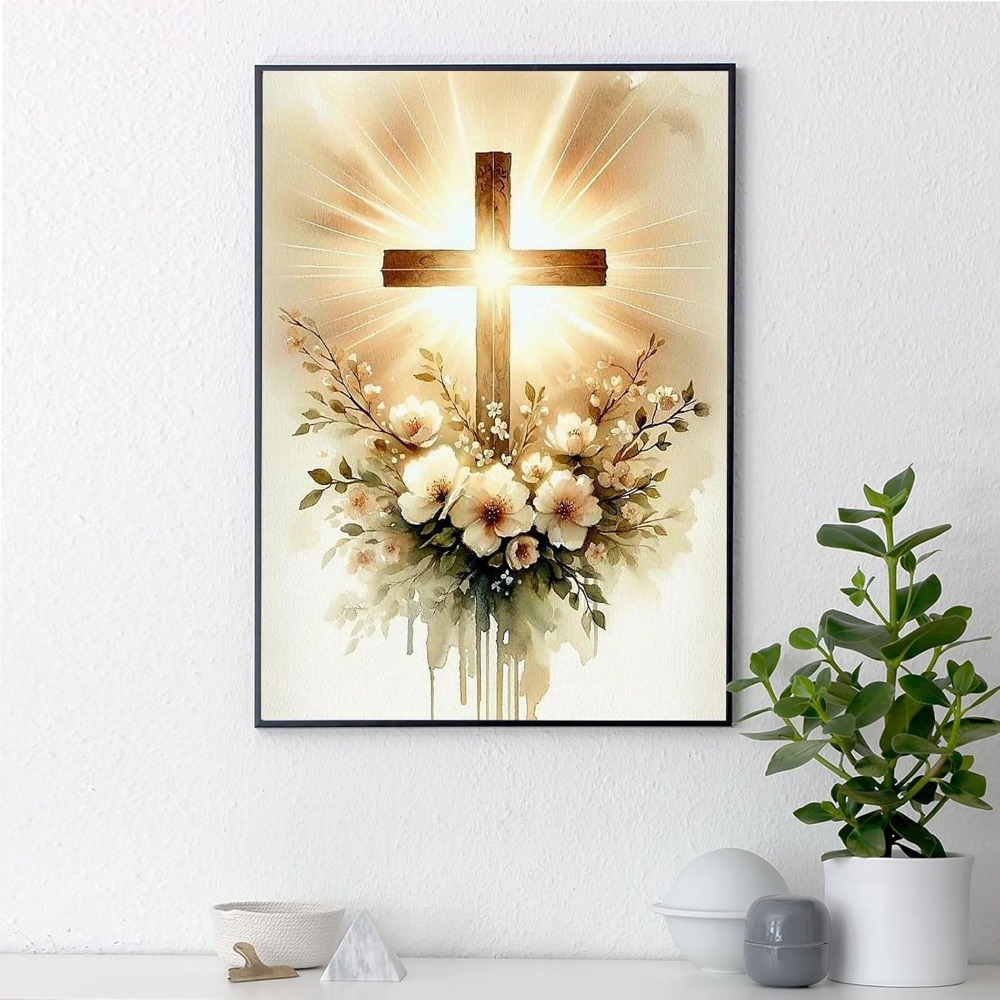 Religious Cross Diamond Art Ki - Art Craft Kits 评论和价格
