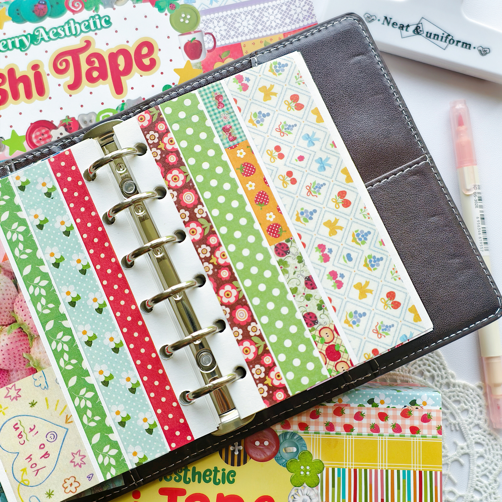 Random Cover 35 Rolls Aestheti - Art Craft Journals 评论和价格