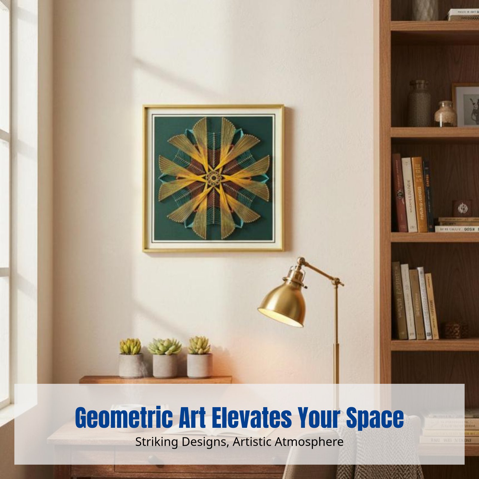 Geometric Pattern Nail String  - Art Craft Room 评论和价格